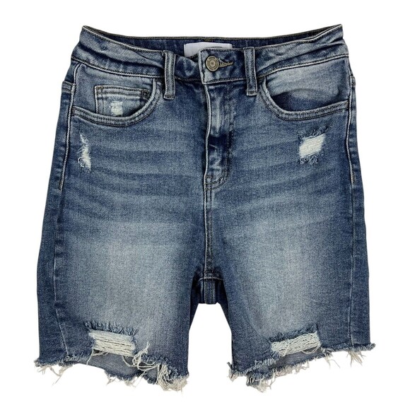 Vervet Denim Jeans Shorts  Women's Size XS  High Waist V2176 - Picture 1 of 11